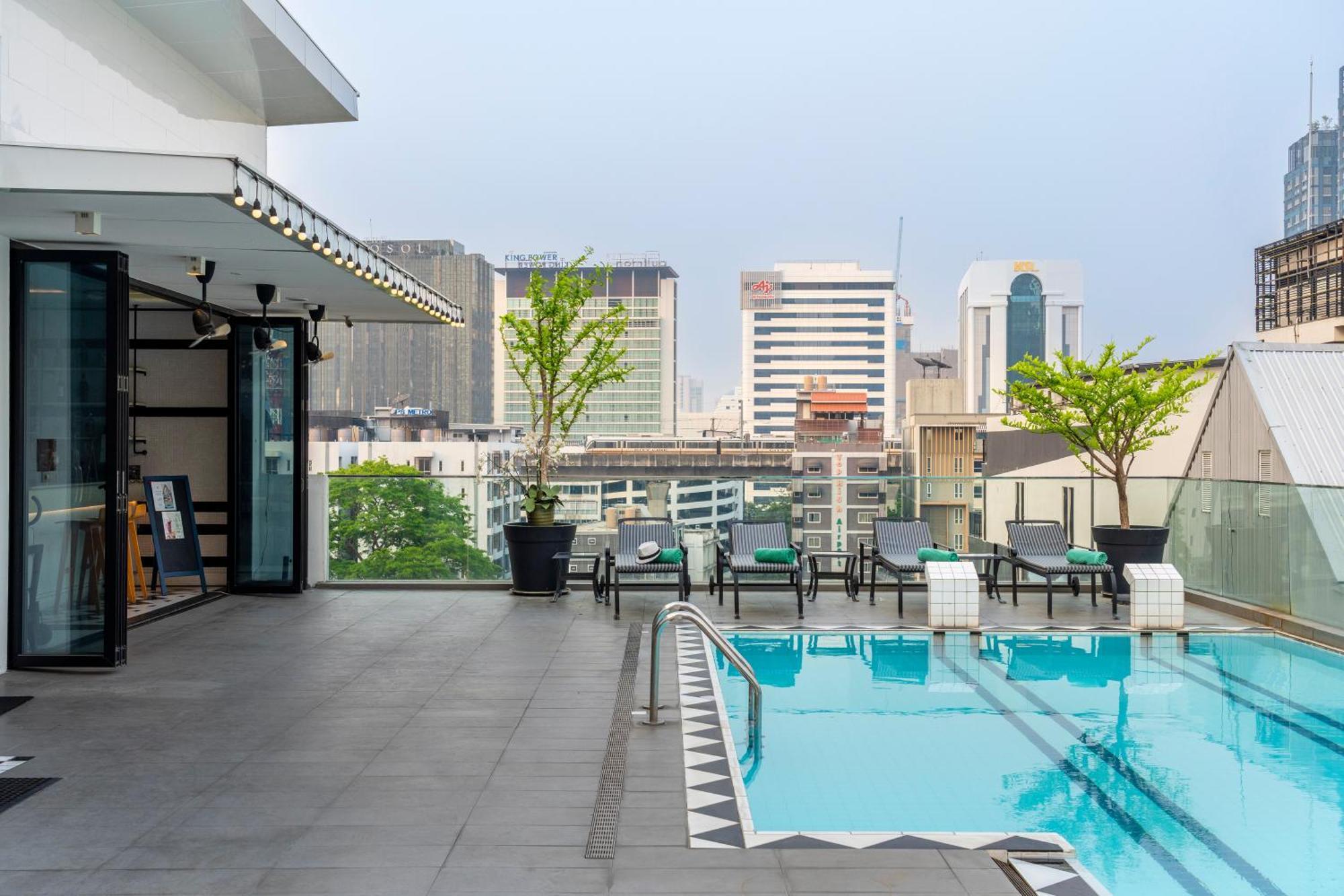 Vince Hotel Pratunam Bangkok Exterior foto